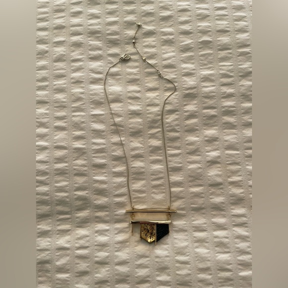 Alexis Bittar Black and Gold Pendant Necklace ORIGINAL PACKAGING! - Picture 5 of 5